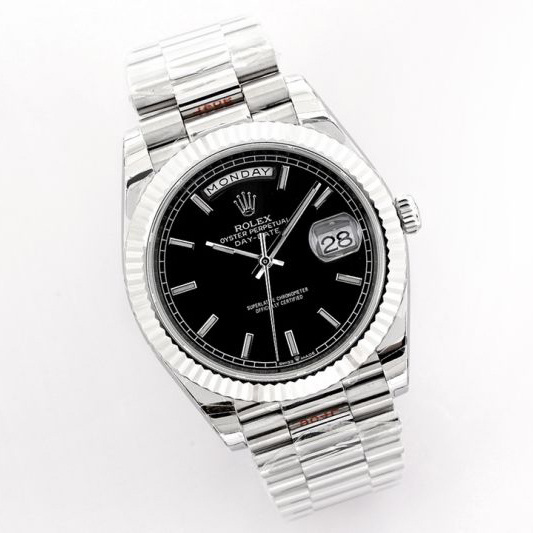 Replica Rolex 5A Quality ETA 2836 Movement 904L Steel 1：1 40mm Noob Factory Day Date Watch