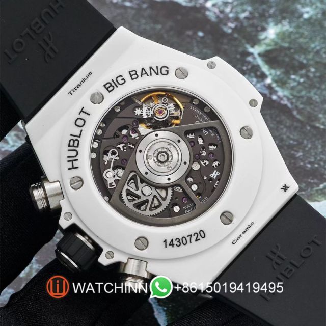 Replica Hublot HB Watch 5A Quality Swiss Clone 1280 Timing Movement 42mm Ceramic Case ZF Factory Big Bang Watch