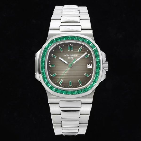 Replica Patek Philippe PP Watch Cal.324 Clone Movement Diamond Best Quality 1：1 42mm Nautilus Watch