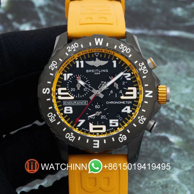 Replica Breitling 5A Quality Timing Function Quartz Movement Stainless Steel 1：1 44mm Professional Watch