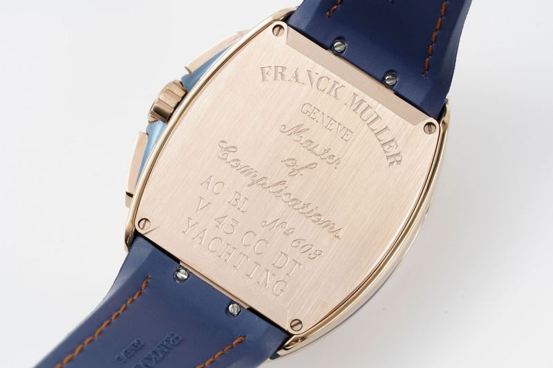 Replica Franck Muller 5A Quality 7750 Timing Movement Stainless Steel 1：1 44*54mm Yachting Watch