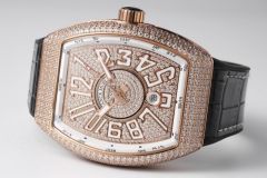 Replica Franck Muller 5A Qualit ETA 2824 Movement Stainless Steel 1：1 44*54mm Yachting V45 Watch