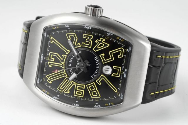 Replica Franck Muller 5A Quality ETA 2824 Movement Stainless Steel 1：1 44*54mm Vanguard Watch