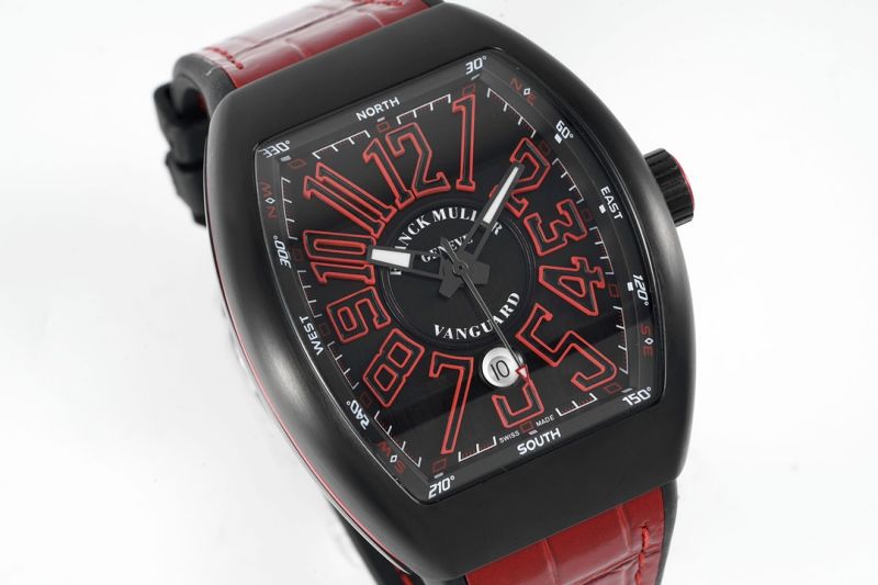 Replica Franck Muller 5A Quality ETA 2824 Movement Stainless Steel 1：1 44*54mm Vanguard Watch