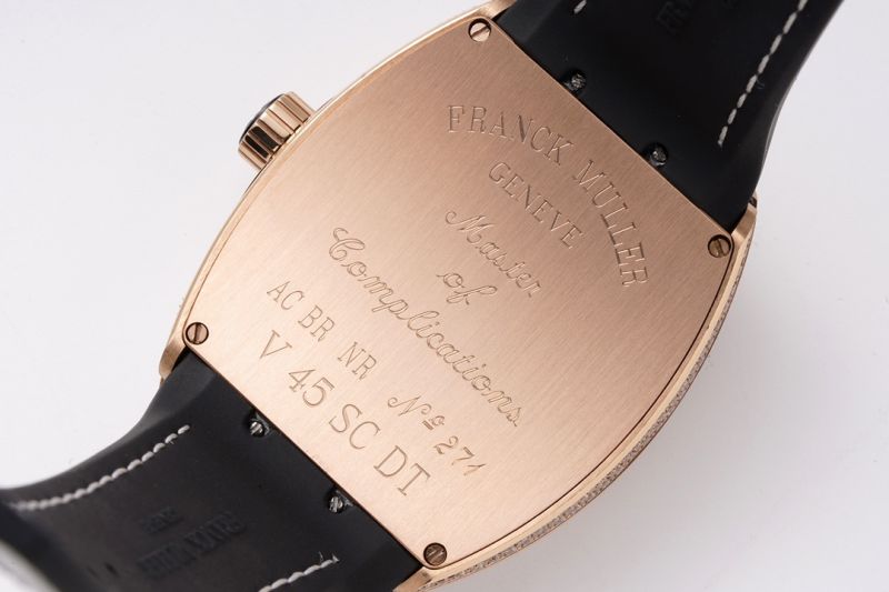 Replica Franck Muller 5A Qualit ETA 2824 Movement Stainless Steel 1：1 44*54mm Yachting V45 Watch