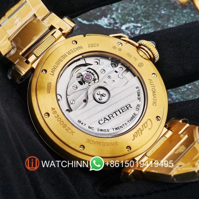 Replica Cartier Watch 5A Quality Miyota Movement 1:1 Stainless Steel 41mm Pasha Watch