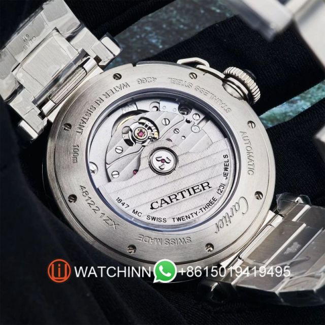 Replica Cartier Watch 5A Quality Miyota Movement 1:1 Stainless Steel 41mm Pasha Watch