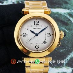 Replica Cartier Watch 5A Quality Miyota Movement 1:1 Stainless Steel 41mm Pasha Watch