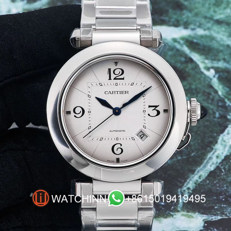 Replica Cartier Watch 5A Quality Miyota Movement 1:1 Stainless Steel 41mm Pasha Watch