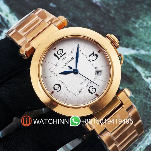 Replica Cartier Watch 5A Quality Miyota Movement 1:1 Stainless Steel 41mm Pasha Watch