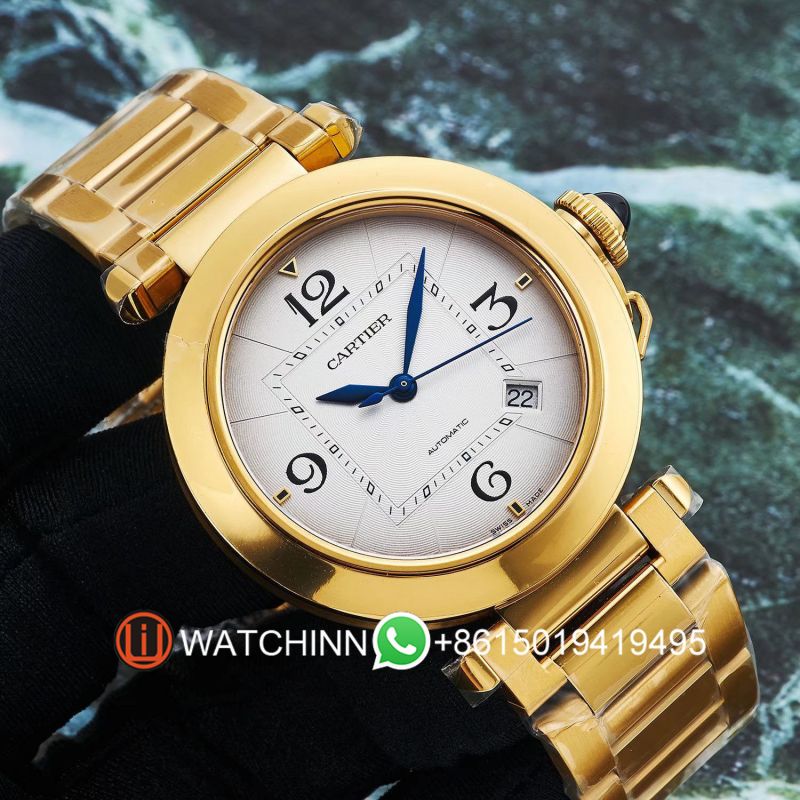 Replica Cartier Watch 5A Quality Miyota Movement 1:1 Stainless Steel 41mm Pasha Watch