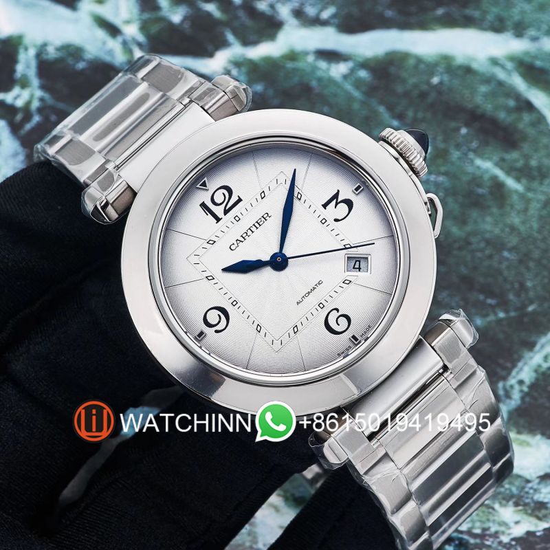 Replica Cartier Watch 5A Quality Miyota Movement 1:1 Stainless Steel 41mm Pasha Watch