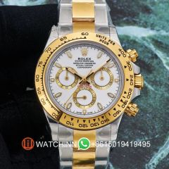 Replica Rolex Watch 5A Quality 7750 Timing Movement 904L Steel 1：1 40mm Noob Factory Daytona Watch