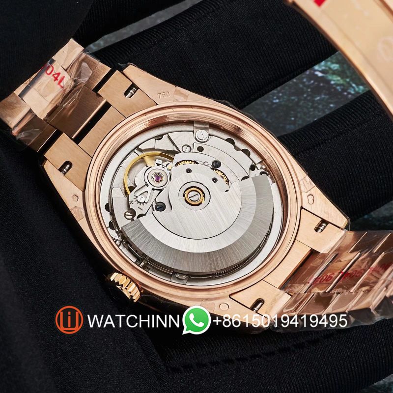 Replica Rolex 5A Quality ETA 2836 Movement 904L Steel 1：1 36mm Noob Factory Day Date Watch