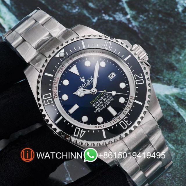Replica Rolex Watch 3A Quality 2813 Movement 316L Steel 43mm Deepsea D-Blue Watch