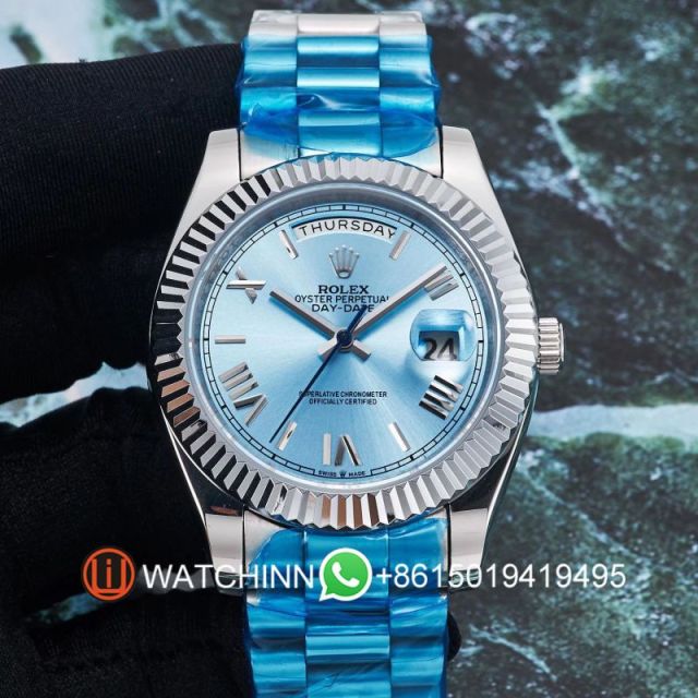 Replica Rolex Watch 3A Quality 2813 Movement 316L Steel 41mm Daydate Watch
