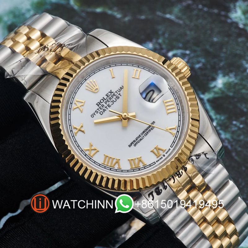 Replica Rolex Watch 3A Quality 2813 Movement 316L Steel 36mm Daydate Watch