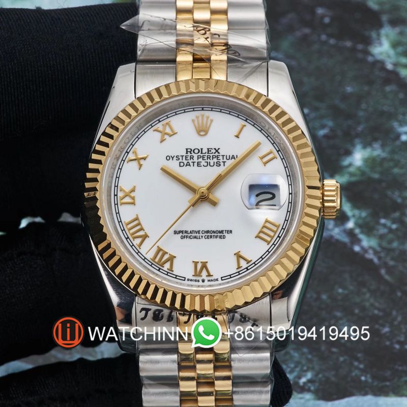 Replica Rolex Watch 3A Quality 2813 Movement 316L Steel 36mm Daydate Watch