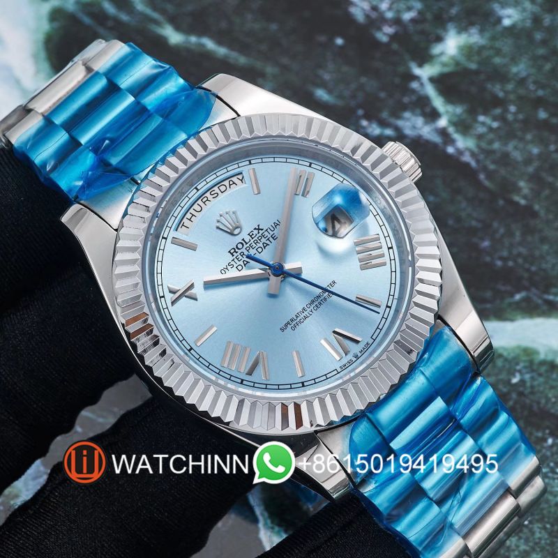 Replica Rolex Watch 3A Quality 2813 Movement 316L Steel 41mm Daydate Watch