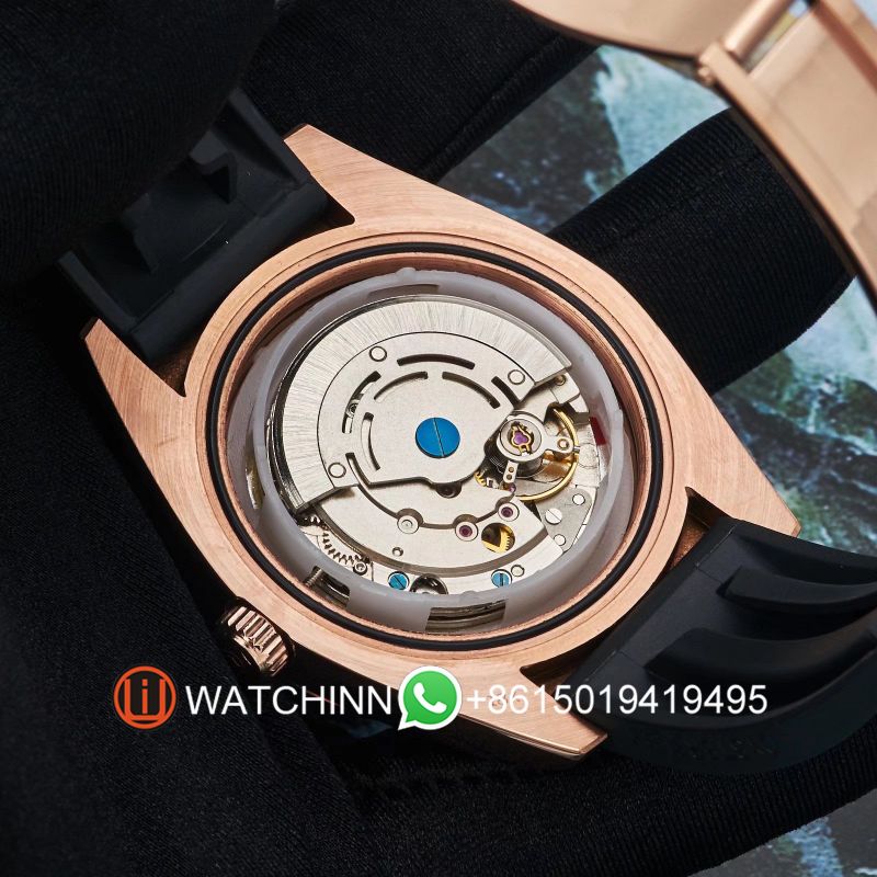 Replica Rolex Watch 3A Quality 2813 Movement 316L Steel Rose Gold 42mm Sky Dweller Watch