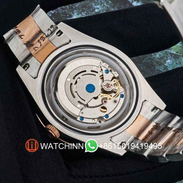 Replica Rolex Watch 3A Quality 2813 Movement 316L Steel Two Tone 42mm Sky Dweller Watch
