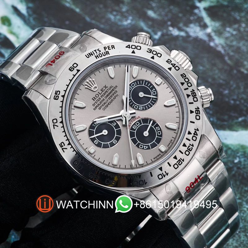 Replica Rolex Watch 5A Quality 7750 Timing Movement 904L Steel 1：1 40mm Noob Factory Daytona Watch