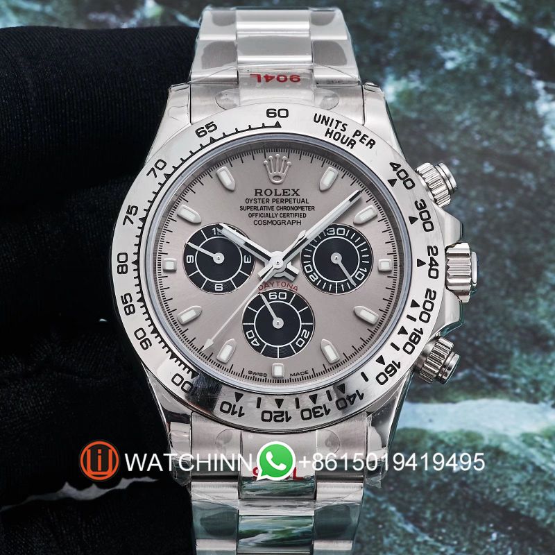 Replica Rolex Watch 5A Quality 7750 Timing Movement 904L Steel 1：1 40mm Noob Factory Daytona Watch