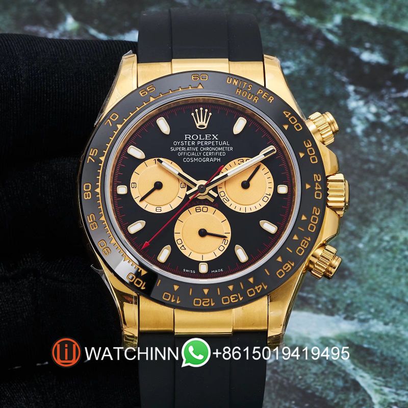 Replica Rolex Watch 5A Quality 7750 Timing Movement 904L Steel 1：1 40mm Noob Factory Daytona Watch