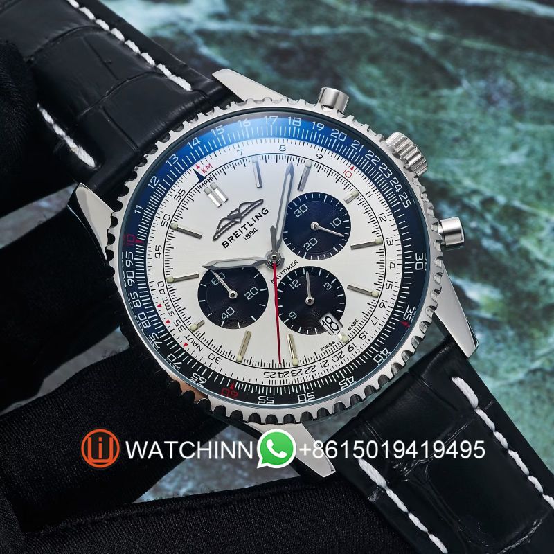 Replica Brelting Watch Swiss Quartz Full Function Movement 43mm Navitimer Watch