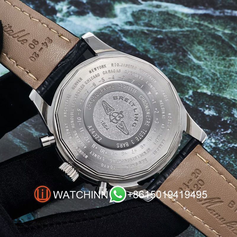 Replica Brelting Watch Swiss Quartz Full Function Movement 43mm Navitimer Watch