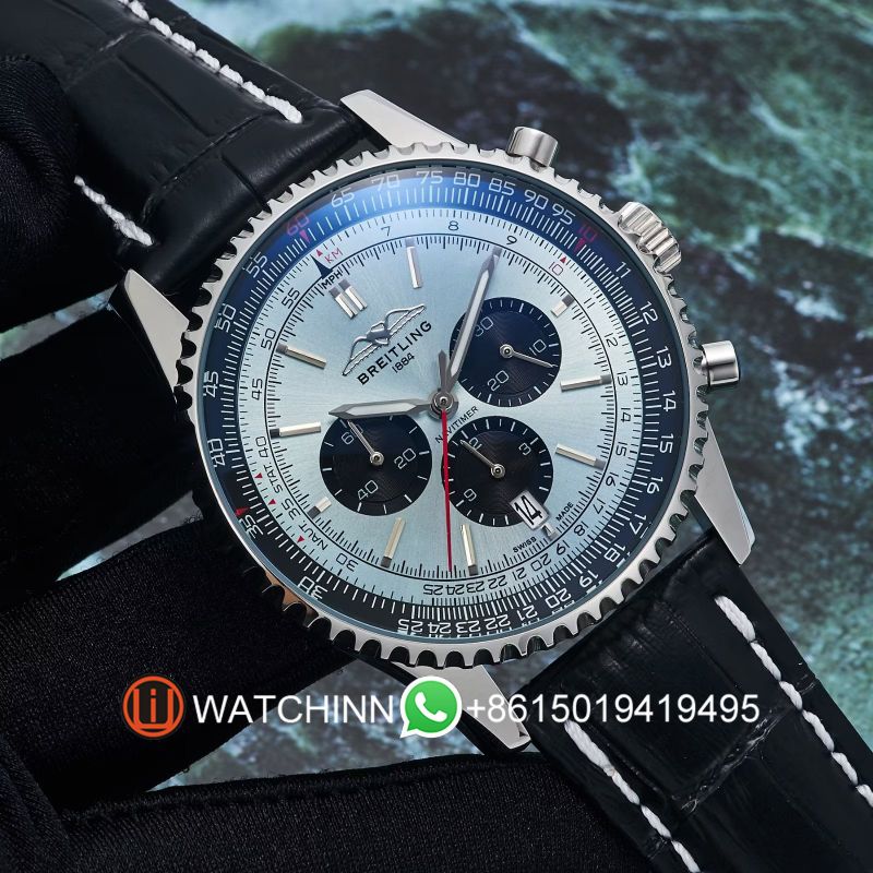 Replica Brelting Watch Swiss Quartz Full Function Movement 43mm Navitimer Watch