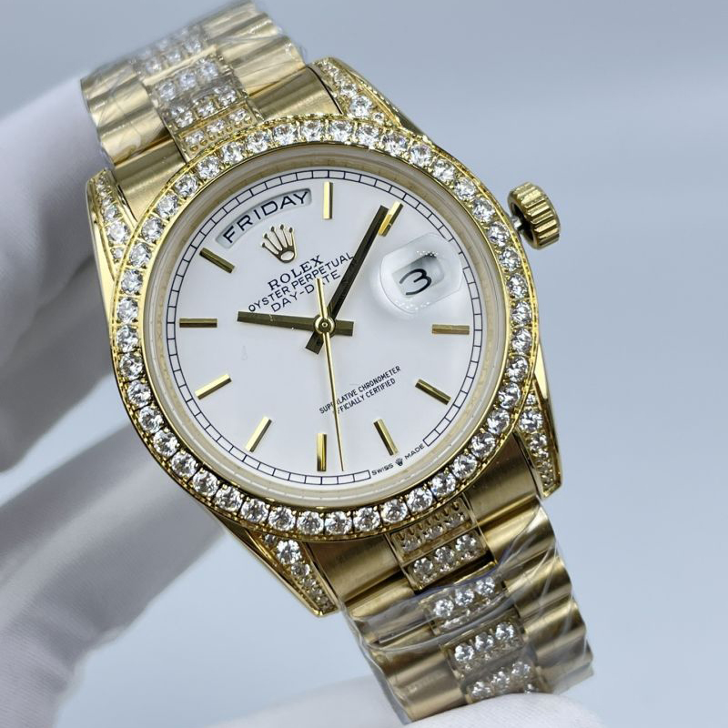 Replica Rolex Watch 3A Quality 2813 Movement 316L Steel AAA Factory 36mm Day date Watch