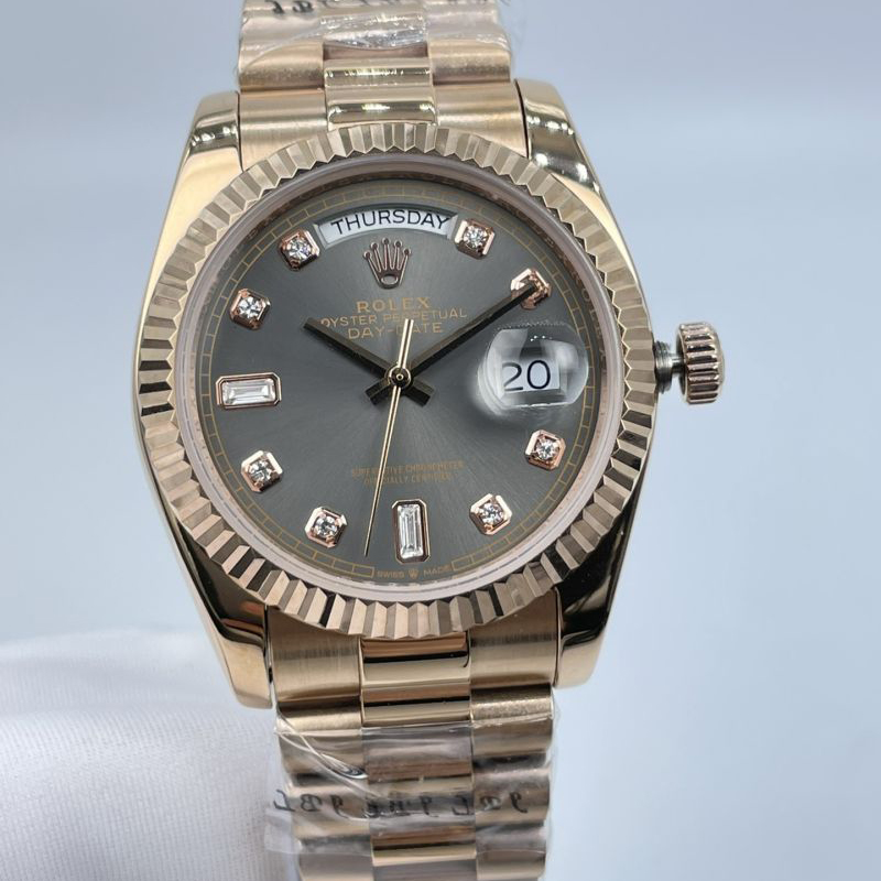 Replica Rolex Watch 3A Quality 2813 Movement 316L Steel AAA Factory 36mm Day date Watch