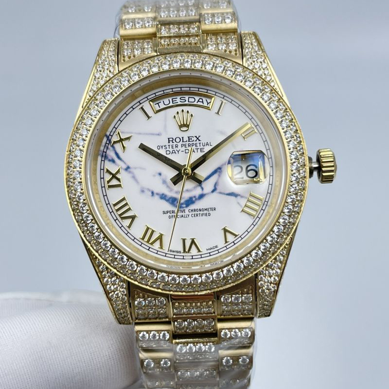 Replica Rolex Watch 3A Quality 2813 Movement 316L Steel AAA Factory 41mm Day date Watch