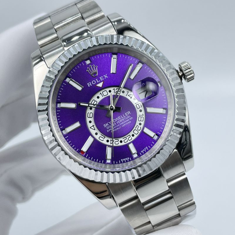 Replica Rolex Watch 3A Quality 2813 Movement 316L Steel AAA 42mm Sky Dweller Watch
