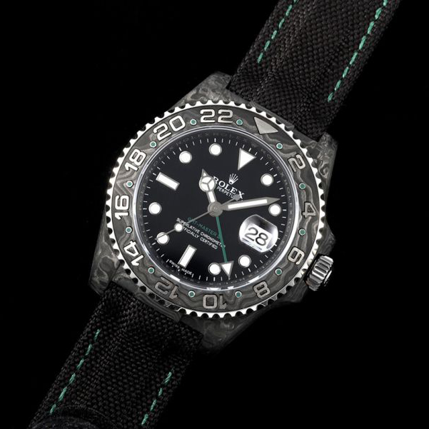Replica Rolex Watch 5A Quality 3186 Movement Carbon Fibre 40mm DIW Factory Gmt Master Watch