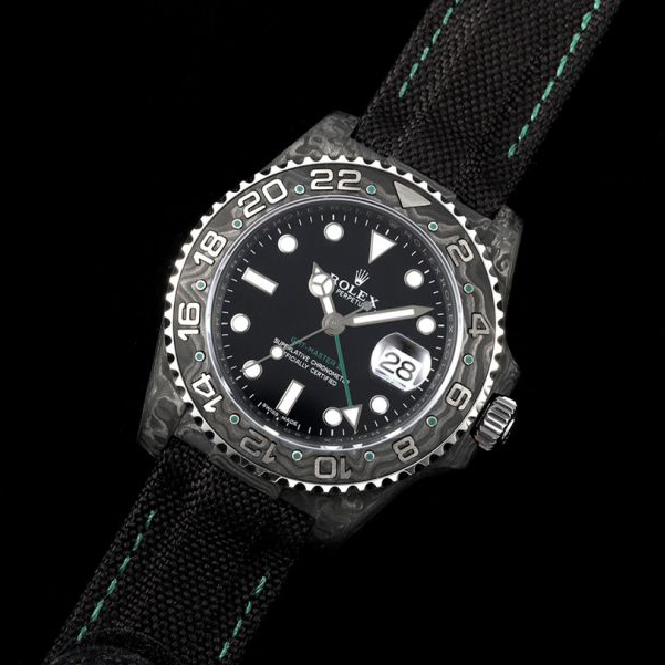Replica Rolex Watch 5A Quality 3186 Movement Carbon Fibre 40mm DIW Factory Gmt Master Watch