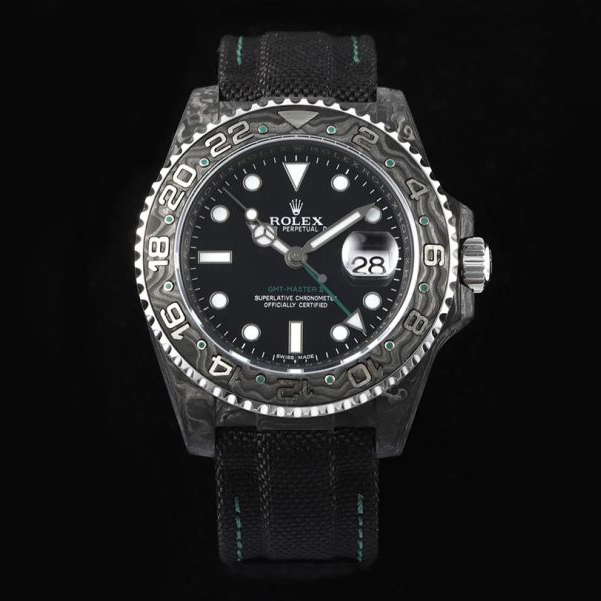 Replica Rolex Watch 5A Quality 3186 Movement Carbon Fibre 40mm DIW Factory Gmt Master Watch