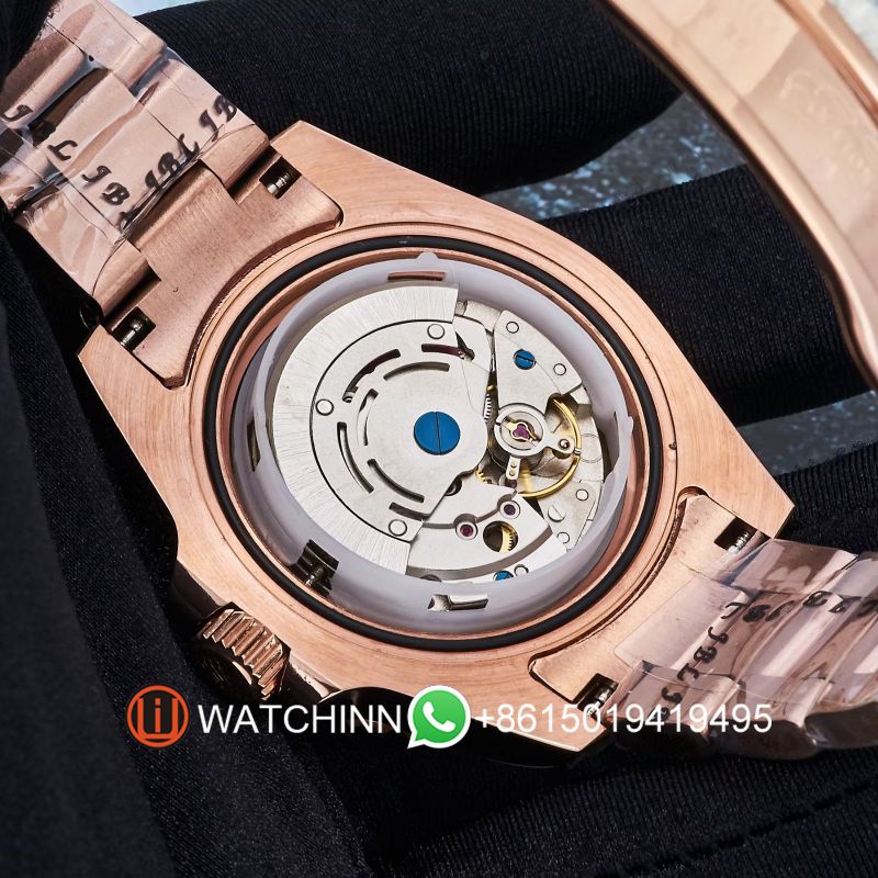 Replica Rolex Watch 3A Quality 2813 Movement 316L Steel Full Gold 40mm Gmt Master Watch