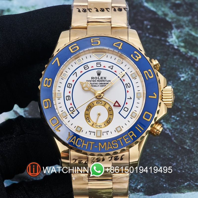 Replica Rolex Watch 3A Quality 2813 Movement Full Function 904L Steel 43mm Yacht Master Watch