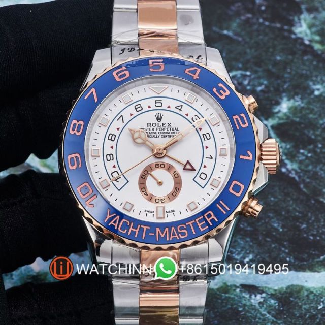 Replica Rolex Watch 3A Quality 2813 Movement Full Function 904L Steel 43mm Yacht Master Watch