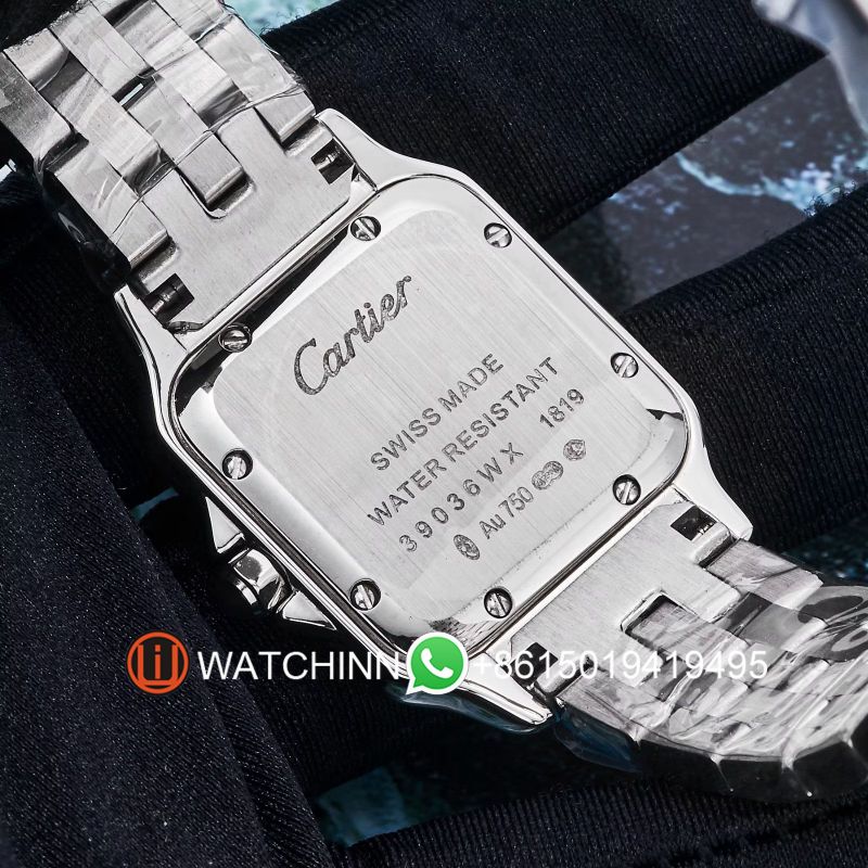 Replica Cartier Watch 3A Quality Swiss Quartz Movement 316L Steel 27*37mm PANTHERE DE CARTIER Watch