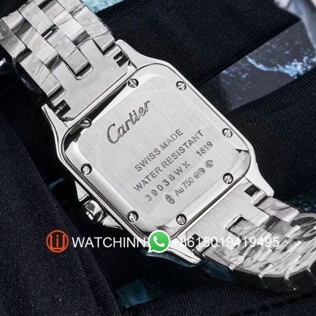 Replica Cartier Watch 3A Quality Swiss Quartz Movement 316L Steel 27*37mm PANTHERE DE CARTIER Watch