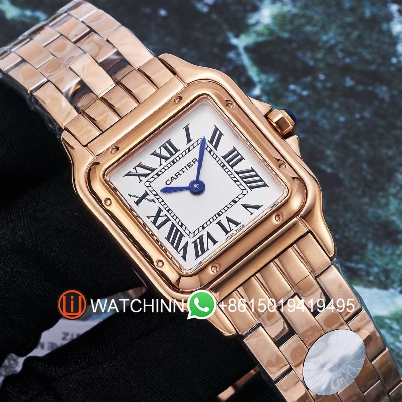 Replica Cartier Watch 3A Quality Swiss Quartz Movement 316L Steel 27*37mm PANTHERE DE CARTIER Watch