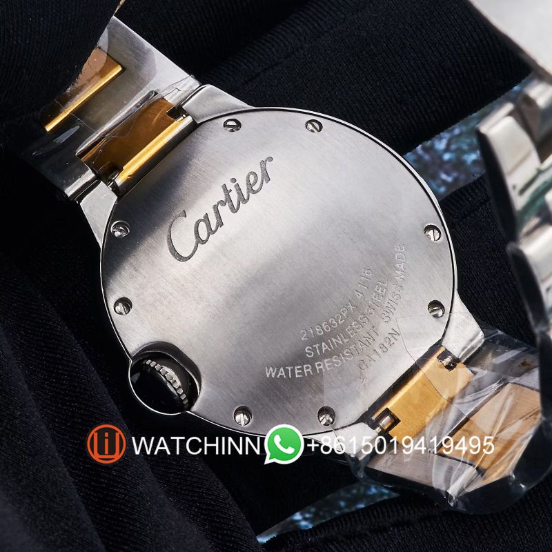 Replica Cartier Watch 3A Quality Swiss Quartz Movement 316L Steel 36mm BALLON BLEU Watch