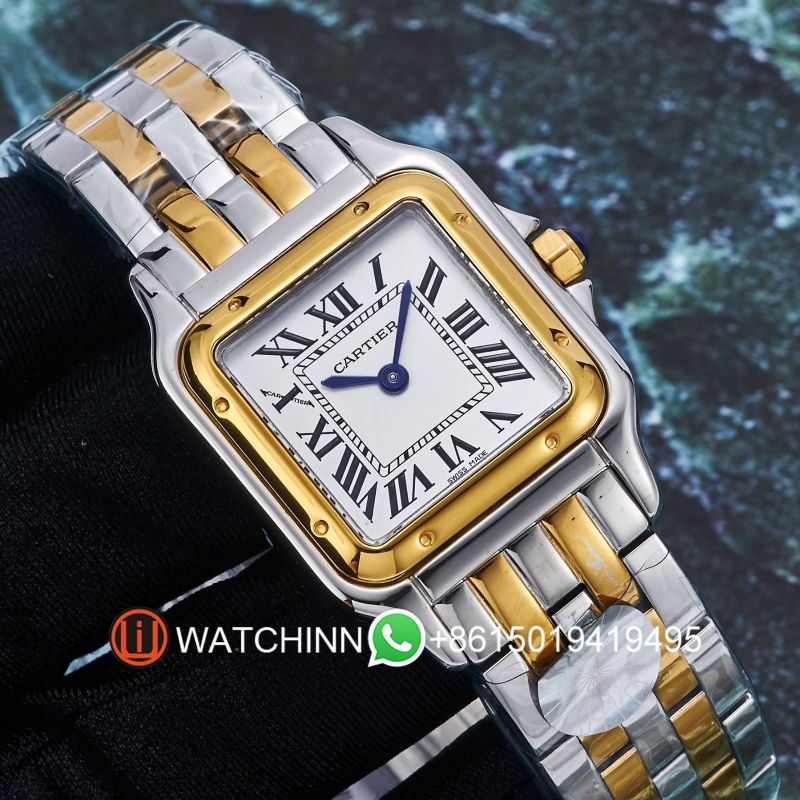 Replica Cartier Watch 3A Quality Swiss Quartz Movement 316L Steel 27*37mm PANTHERE DE CARTIER Watch