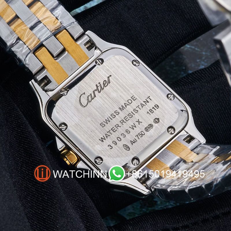 Replica Cartier Watch 3A Quality Swiss Quartz Movement 316L Steel 27*37mm PANTHERE DE CARTIER Watch