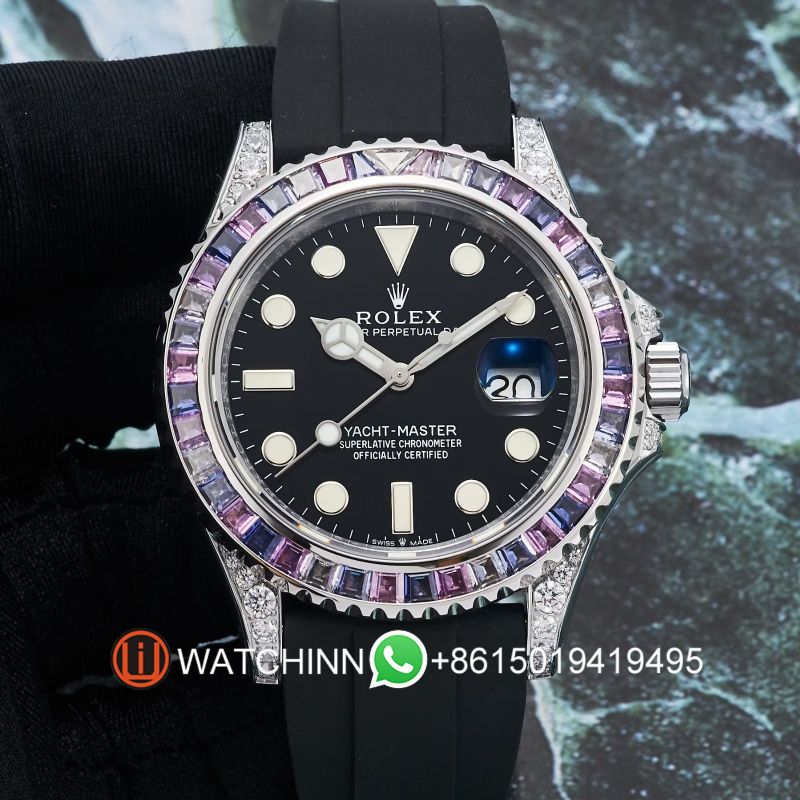2022 Replica Rolex Watch 5A Quality 3235 Movement 904L Steel 42mm 1:1 Noob Factory 226658 Yacht Master Watch