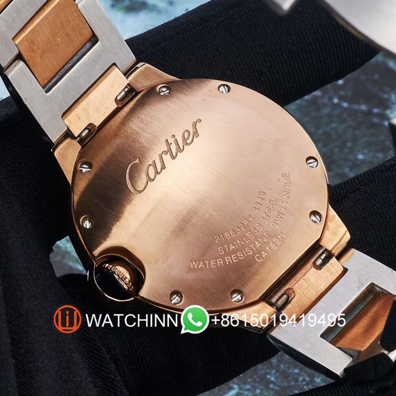 Replica Cartier Watch 3A Quality Swiss Quartz Movement 316L Steel 36mm BALLON BLEU Watch