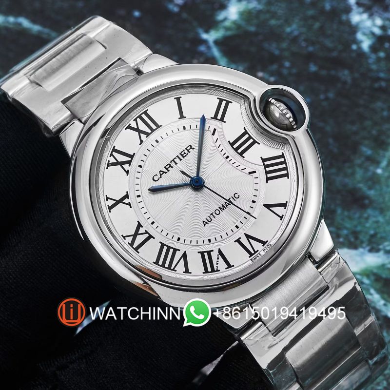 Replica Cartier Watch 3A Quality Swiss Quartz Movement 316L Steel 36mm BALLON BLEU Watch
